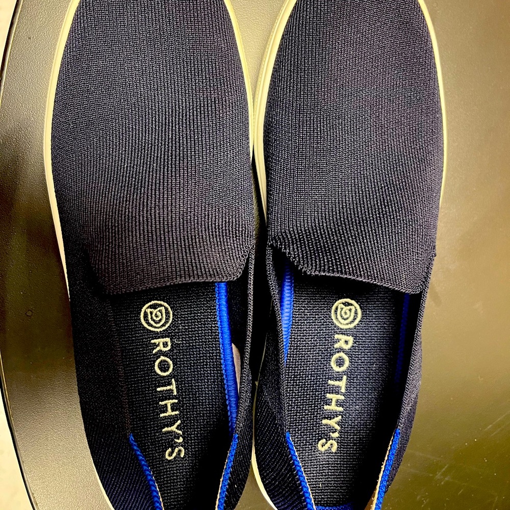 Rothy’s The Sneaker Navy Blue Size 9